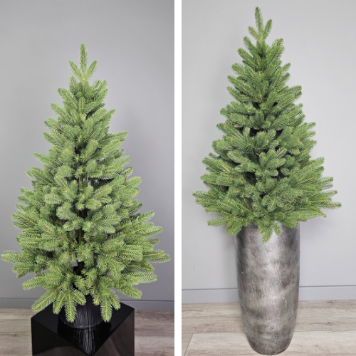 Künstlicher Weihnachtsbaum im Topf