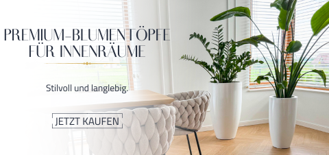 Premium-Blumenkübel für Innenräume