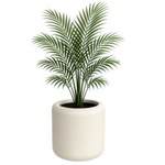 Runder Blumentopf Ambiente, H 45 x 40 cm, mit Einsatz, creme