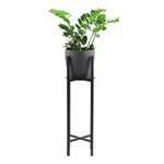 Lila loft Blumenständer 80 cm, schwarz