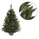 Künstlicher Weihnachtsbaum im Topf, Alaska-Fichte, 80 cm PVC