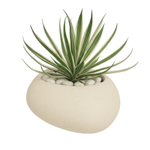 Garten Topf Yeke Stein H 20x40x30 cm, creme