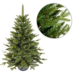 Künstlicher Weihnachtsbaum im Topf, Alpenfichte, 140 cm PVC+PE