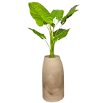 Hoher Blumentopf Epoko, H 70 x 38 cm, braun