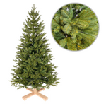 Künstlicher Weihnachtsbaum mit Gestell Fichte Aspen 220 cm PE+PVC