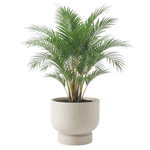 Blumentopf Baso, H 33 x 40 cm, creme