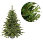 Künstlicher Weihnachtsbaum im Topf, Alpenfichte, 80 cm PVC+PE