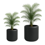 Ambiente Höhe 45 und 60 cm mit Einsatz, schwarz, Set