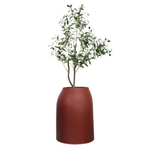 Hoher Blumentopf Epoko, Höhe 60 x 48 cm, ziegelrot