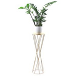 Blumenstaender im Glamour-Stil Lusso 70 cm, golden