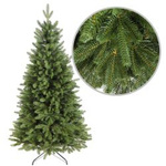Künstlicher Weihnachtsbaum mit Gestell Norwegische Fichte 220 cm 100 % PE