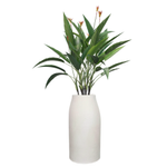 Hoher Blumentopf Epoko, H 70 x 38 cm, creme