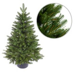 Künstlicher Weihnachtsbaum im Topf Norwegische Fichte 140 cm 100% PE