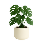 Runder Blumentopf Ambiente, H 30 x 40 cm, mit Einsatz, creme